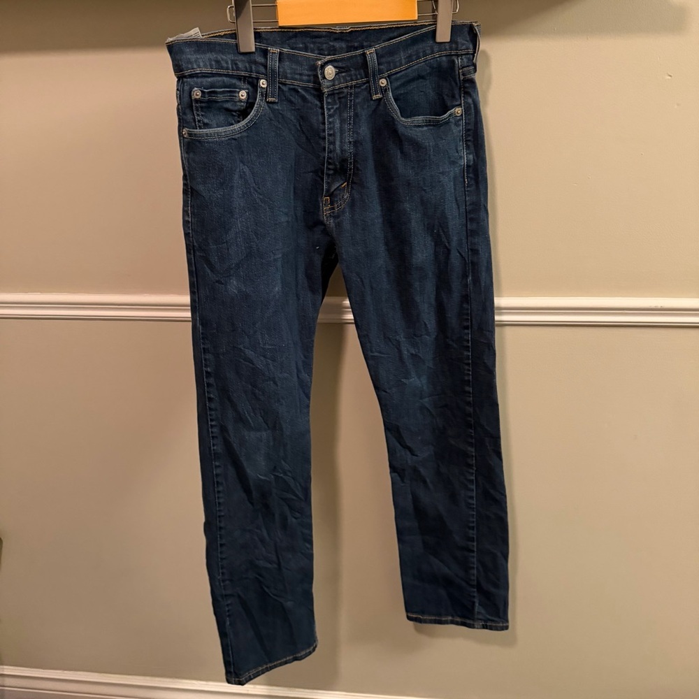 Levi’s 513 Slim Straight Jeans W32 L30 Dark Wash